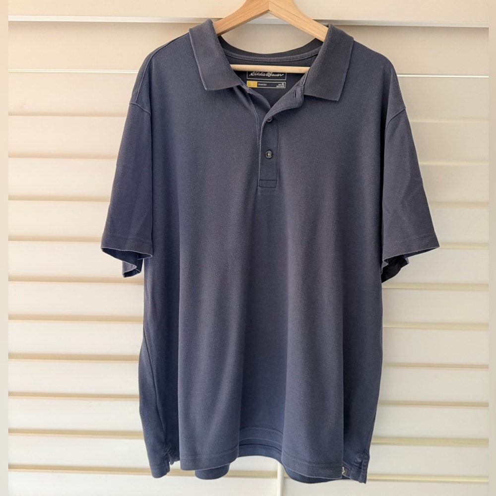 Eddie Bauer Classic Navy Polo Shirt
